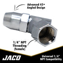 Advanced Angled Tire Air Chuck - 1/4" NPT (2 Pack)-3
