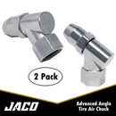 Advanced Angled Tire Air Chuck - 1/4" NPT (2 Pack)-2