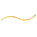 14k Yellow Gold Diamond Shaped Tile Length Bracelet (7.10 mm)-3