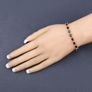 11.22 Carat Genuine Garnet .925 Sterling Silver Bracelet-10