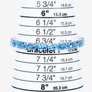 35.20 Carat Genuine Swiss Blue Topaz .925 Sterling Silver Bracelet-5