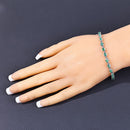 3.78 Carat Genuine Emerald .925 Sterling Silver Bracelet-8