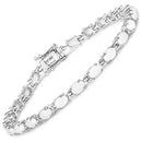 6.82 Carat Genuine Opal .925 Sterling Silver Bracelet-4