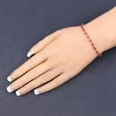 7.00 Carat Genuine Orange Sapphire 14K Yellow Gold Bracelet-11