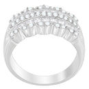 14K White Gold 1 1/7ct. TDW Round and Princess-Cut Diamond Ring(H-I, SI2-I1)-2
