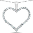 2.10 Carat Genuine Blue Topaz .925 Sterling Silver Pendant-1