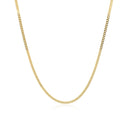 14k Yellow Gold Gourmette Chain 1.5mm-2