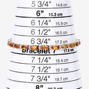 16.73 Carat Genuine Orange Sapphire and White Diamond 14K White Gold Bracelet-9
