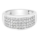 14K White Gold Round Cut Diamond Ring (1.0 Cttw, H-I Color, SI2-I1 Clarity) - Size 6-1/2-1