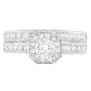 14K White Gold 1 ct. TDW Round Cut Diamond Ring (G-H, I1-I2)-3