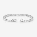10.00 Carat Lab Grown Diamond 14K White Gold Bracelet-5