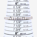10.00 Carat Lab Grown Diamond 14K Yellow Gold Bracelet-6