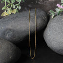 14k Yellow Gold Diamond-Cut Bead Chain 1.0mm-3