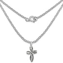 0.49 Carat Genuine Black Diamond .925 Sterling Silver Pendant-2