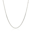 14k White Gold Octagonal Box Chain (1.00 mm)-2