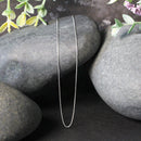 14k White Gold Cable Link Chain 0.5mm-4