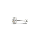 2 cttw Certified IGI Lab Grown Round Diamond Stud Earrings 14k White Gold (G/VS2)-2