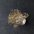 Diamond Cut Bead Links Pendant Chain in 14k Two Tone Gold (3.5mm)-4