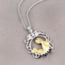0.12 Carat Genuine Blue Sapphire .925 Sterling Silver Pendant-4