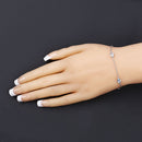1.80 Carat Genuine Blue Topaz .925 Sterling Silver Bracelet-5
