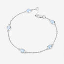 1.80 Carat Genuine Blue Topaz .925 Sterling Silver Bracelet-6