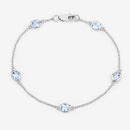 1.80 Carat Genuine Blue Topaz .925 Sterling Silver Bracelet-8