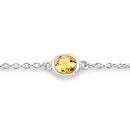 1.83 Carat Genuine Multi Stones .925 Sterling Silver Bracelet-6