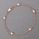 0.45 Carat Genuine Morganite .925 Sterling Silver Bracelet-8