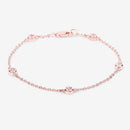 0.45 Carat Genuine Morganite .925 Sterling Silver Bracelet-11