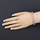 10.50 Carat Genuine Blue Topaz .925 Sterling Silver Bracelet-9