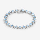 10.50 Carat Genuine Blue Topaz .925 Sterling Silver Bracelet-12
