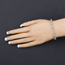 10.06 Carat Genuine Aquamarine .925 Sterling Silver Bracelet-9