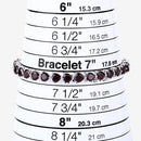 15.50 Carat Genuine Garnet .925 Sterling Silver Bracelet-13