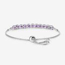 6.05 Carat Genuine Amethyst .925 Sterling Silver Bracelet-12