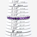 6.05 Carat Genuine Amethyst .925 Sterling Silver Bracelet-13