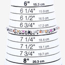 0.88 Carat Genuine Multi Sapphire .925 Sterling Silver Bracelet-13