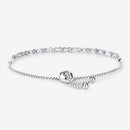 0.91 Carat Genuine Tanzanite .925 Sterling Silver Bracelet-12
