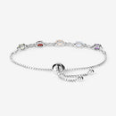 2.24 Carat Genuine Multi Stone .925 Sterling Silver Bracelet-12