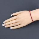 9.18 Carat Genuine Ruby 10K Yellow Gold Bracelet-6