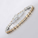12.80 Carat Genuine Citrine .925 Sterling Silver Bracelet-2