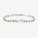 12.80 Carat Genuine Citrine .925 Sterling Silver Bracelet-7