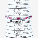 5.00 Carat Genuine Ruby 10K White Gold Bracelet-9