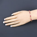 5.00 Carat Genuine Ruby 10K Yellow Gold Bracelet-8