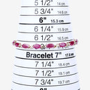 8.00 Carat Genuine Ruby 10K Yellow Gold Bracelet-9