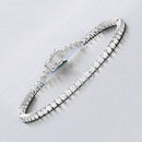 5.10 Carat Lab Grown Diamond 14K White Gold Bracelet-2