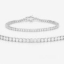 5.10 Carat Lab Grown Diamond 14K White Gold Bracelet-4