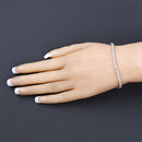 5.10 Carat Lab Grown Diamond 14K White Gold Bracelet-7