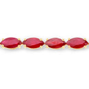 9.50 Carat Genuine Ruby 14K Yellow Gold Bracelet-2
