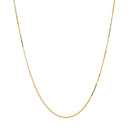 14k Yellow Gold Classic Box Chain 0.45mm-2