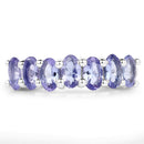 1.75 Carat Genuine Tanzanite .925 Sterling Silver Ring-3